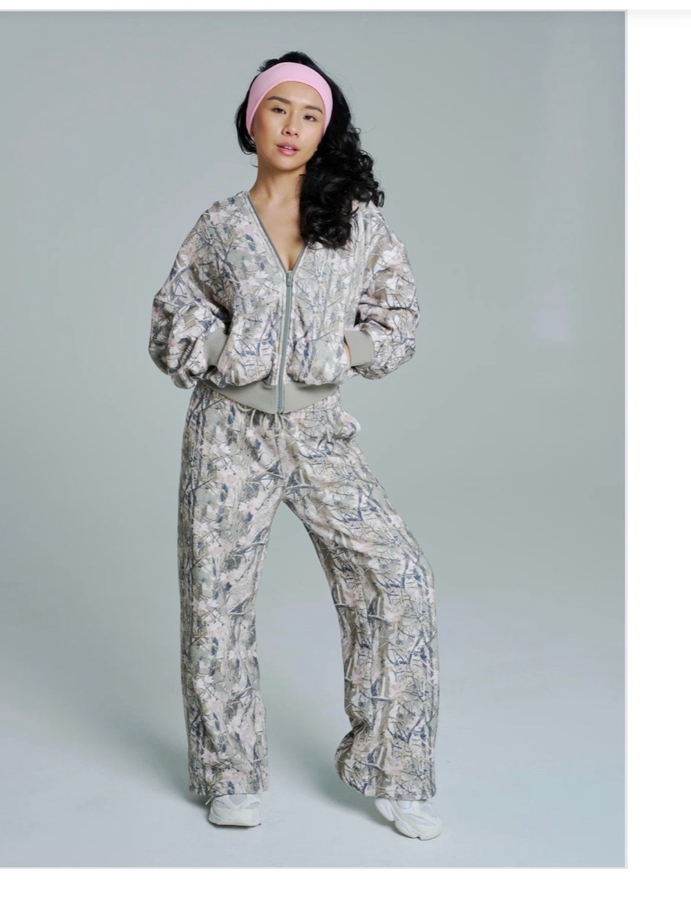 BuffBunny Neutral Camouflage Track Pants